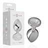 Anal Plug INTENSE Aluminium mit Kristall