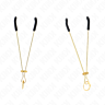 Pinzas Pezones KINK NIPPLE GRIP 7 cm | Gold