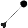 Peitsche Darkness Fusta con Pluma Stimulatora de 40 cm