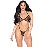 Top und G-String Panty Leg Avenue 86147 mit roten Herzchen