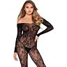 Bodystocking Leg Avenue 89366 mit floralem Design