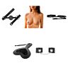 BDSM-Set für Fortgeschrittene mit Knebel, Klemmen, Halsband, Paddle und Handfesseln