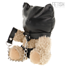 BDSM Teddy Bär FETISH SUBMISSIVE Momo mit Kapuze