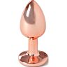 Buttplug SECRETPLAY Metall 7 cm für analen Genuss