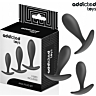 Analplug Set 3er Set ADDICTED TOYS für progressive Erkundung