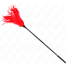 Plumas KINK - Mehrere rote Kitzel-Federn 45 cm
