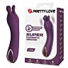 Vibrator PRETTY LOVE LUNAO mit flexiblem Dual-Tip Kopf