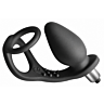 Prostata-Vibrator ROCKS-OFF RO-ZEN mit Doppelring, 7 Geschwindigkeiten, Onyxschwarz