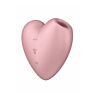 Saugvibrator SATISFYER Cutie Heart mit Air Pulse