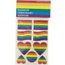 Tattoo PRIDE - LGBTQ Flagge für Partys und Feiern