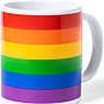 Tasse PRIDE mit LGBT-Flagge in individueller Kraftbox