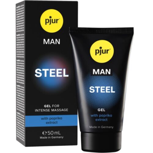 Massagegel PJUR MAN STEEL GEL mit Paprikaextrakt