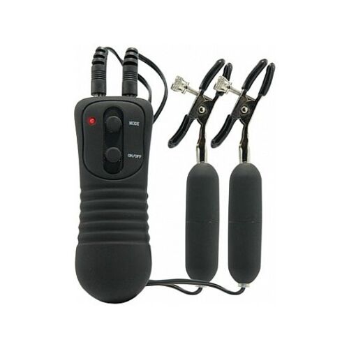 Nippelklemmen Fetish Fantasy Series mit Vibrator und 10 Modi