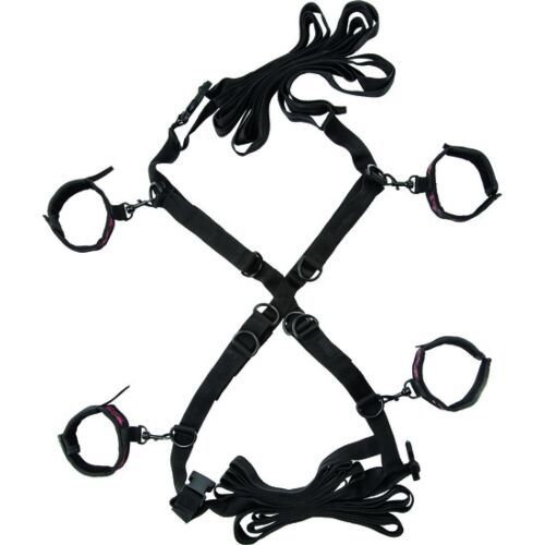 Bindungen zu Bett mit Handschellen