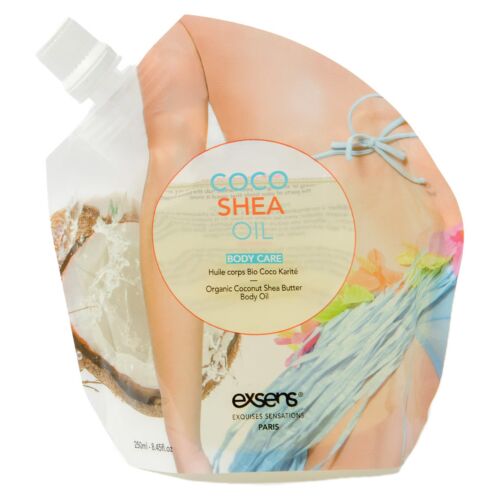 Coco Shea Butter Öl Exsens 250 ml mit zartem Kokosduft