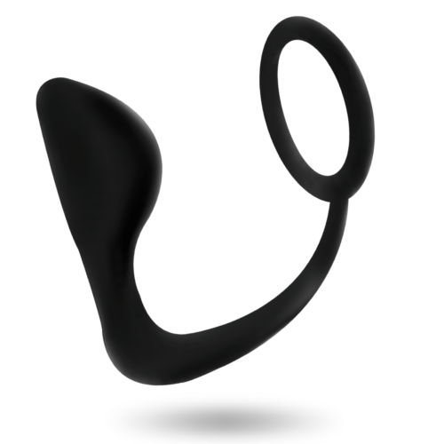 Anal Plug ADDICTED TOYS mit schwarzem Penisring für intensiven Genuss