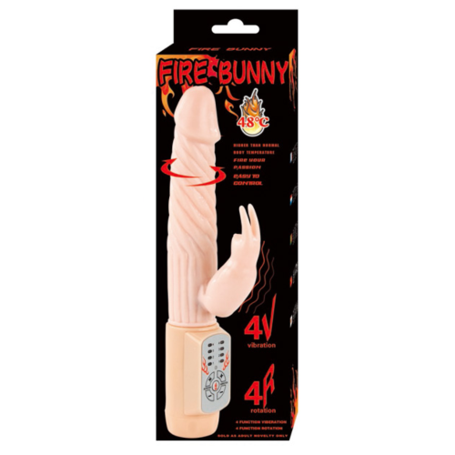 Vibrator BAILE FIRE BUNNY ROTATOR mit Feuerprogramm