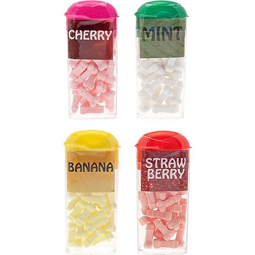 Penisförmige Bonbons Out Of The Blue im Glas