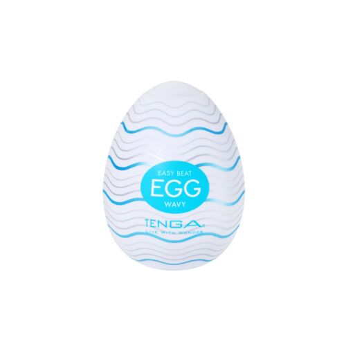 Masturbator Tenga EGG WAVY mit texturiertem Innenleben