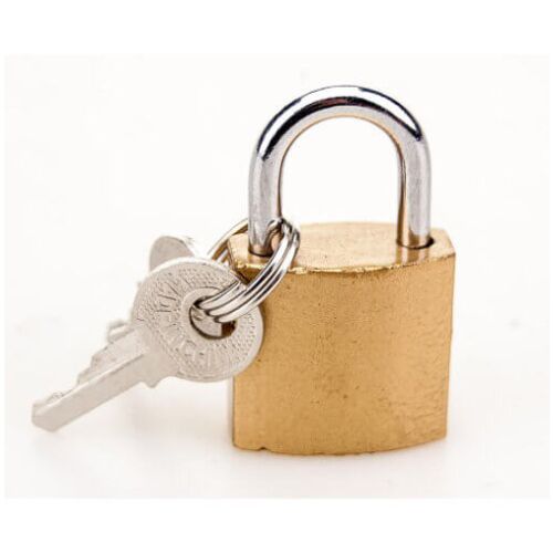 BONDAGE Schloss Bound Padlock mit zwei Schlüsseln
