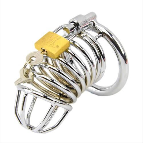Cockring und Käfig Impound Spiral Male Chastity Device