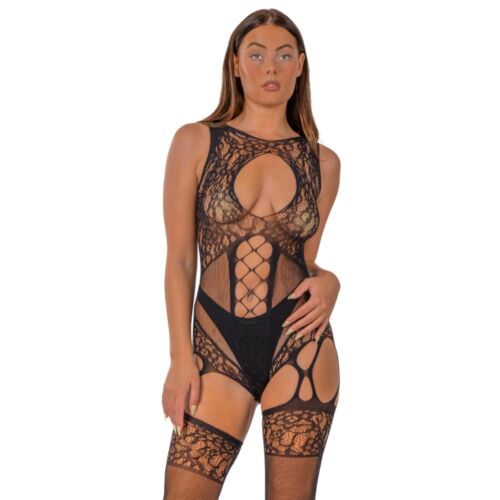 Bodystocking Lace Cut Out mit sexy Ausschnitten
