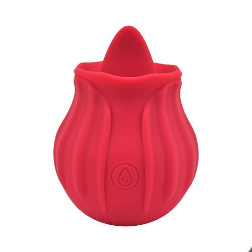Vibrator Loving Joy Rose mit lechzender Zunge