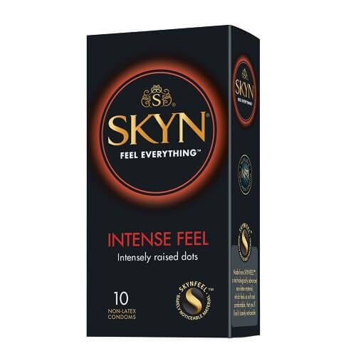 Kondome Mates SKYN Intense Feel 10er Pack mit Gleitmittel