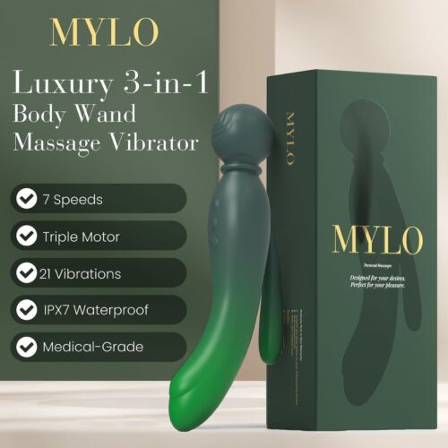 Wand Vibrator MYLO 3-in-1 Body Massager mit elementarer Stimulation