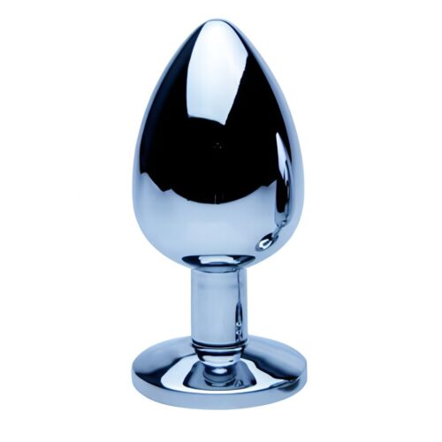 Buttplug Precious Metals Large mit dekorativem Design Plata