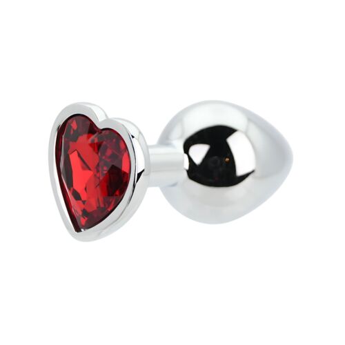 Buttplug Toosh Heart Shaped Medium mit roten Stein