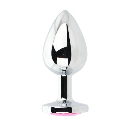 Toosh Metal Butt Plug Large Steinen Rosa