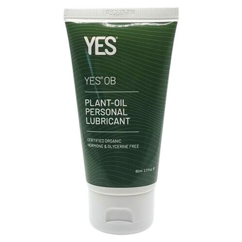 Gleitmittel YES Natural Plant-Oil Based 80ml für sanfte Anwendung
