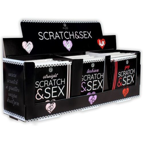 Spiele SECRETPLAY DISPLAY + POSTURAS SCRATCH & SEX – Erotikspiel