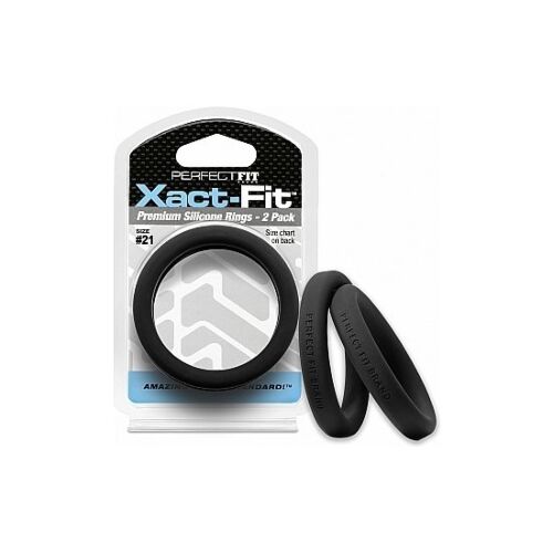 Pack Xact-fit: Silikonringe 20cm - Schwarz