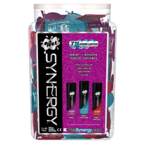 WET SYNERGY 10ML - 144PCS BOWL DISPLAY