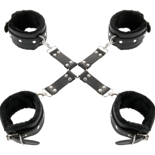 Handschellen DARKNESS BONDAGE für Hände und Füße