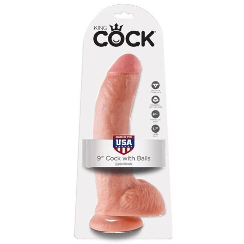 Realistischer Penis King Cock 9 Natur