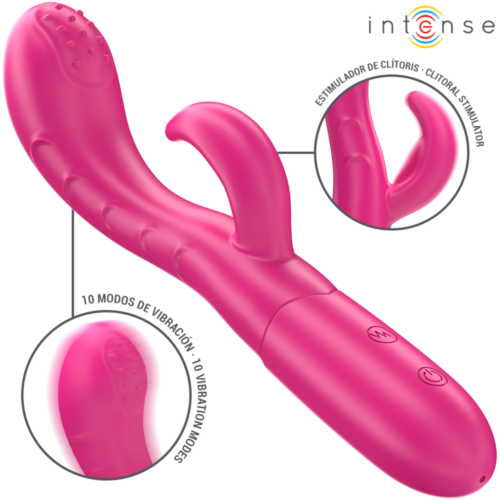Vibrator INTENSE AMARA mit Zunge und 10 Vibrationsmodi