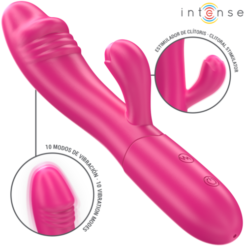 Vibrator INTENSE IVY mit flexibler Zunge und 10 Vibrationsmodi