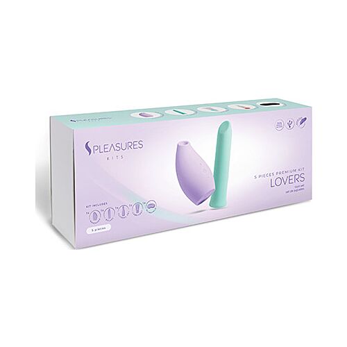 Lovers Kit S Pleasures Kits mit Klitorisstimulator und Vibrator