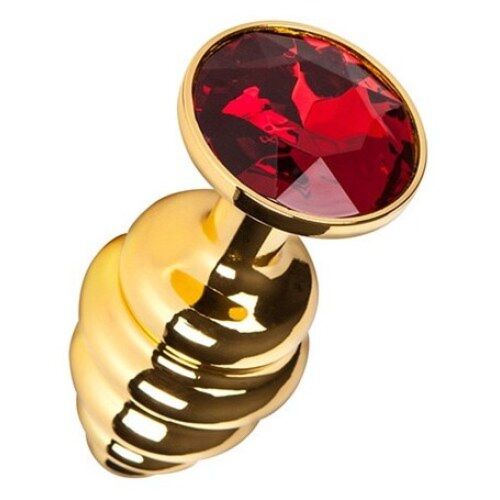 Anal Plug S Pleasures Metal BEE mit diamantförmiger Basis