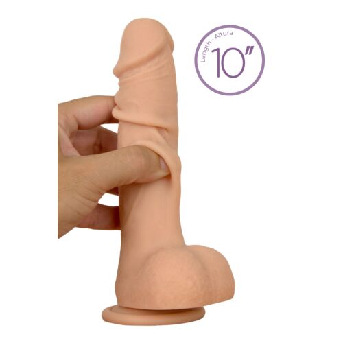 Dildo S Pleasures Realistic RICARDO 10" Flesh mit realistischer Anatomie