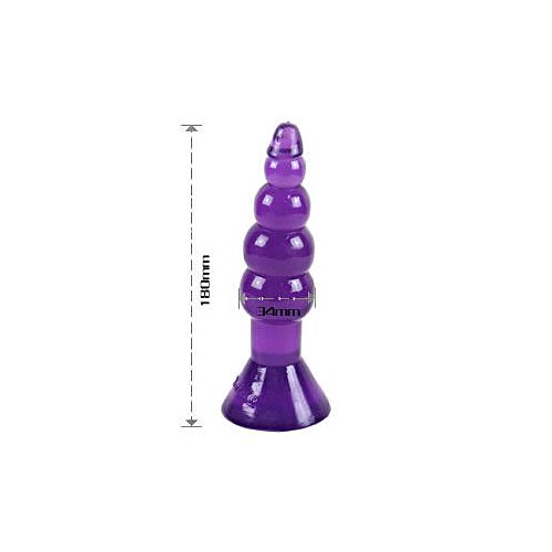Plug Anal BAILE ANAL 17 cm mit gewellter Form