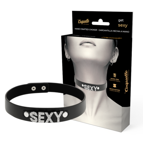 Bondage Zubehör Coquette Accessories Sexy Vegan Leder Halsband