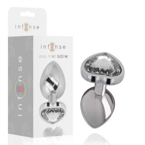 Anal Plug INTENSE M mit Diamant-Juwel