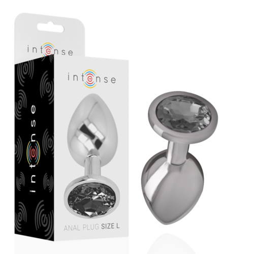 Analplug INTENSE mit Diamantjuwel Größe L