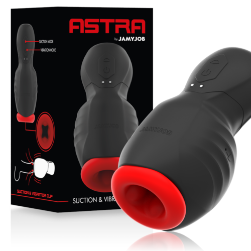 Masturbator JAMYJOB ASTRA mit Vibration und Saugen