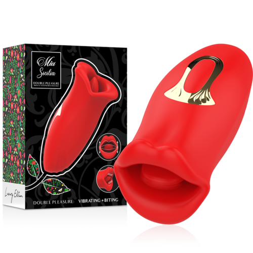 Vibrator MIA SICILIA Double Pleasure mit Zungenstimulation