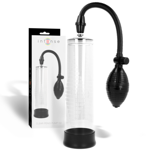 Penispumpe INTENSE - TRANSPARENTE 02 mit Kalibrierungssystem